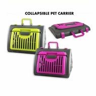 [3MeowPet Ready Stock] Easily Foldable Collapsible Portable Spacious Travel Carrier for Pets/Beg Jal