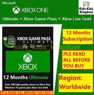 Xbox Game Pass Ultimate XGPU 會員 儲值 儲值卡 代充 所有地區 12月 一年  年卡 Live Gold / EA Play / Game Pass