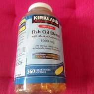 Kirkland Signature阿拉斯加野生三文魚油丸360粒