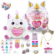 Rainbocorns Unicorn Rescue Surprise by ZURU, Collectible Plush Stuffed Animal, Egg Toys, X-Ray Sticker Pack, Magical Slime, Headband, Ages 3+ for Girls, Children toy