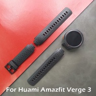 Silicone Strap For Xiaomi Huami Amazfit 3 Verge Smart Watch Soft Silicone Bracelet Replacement Wristbands