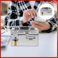 💍 Bank Koin Celengan Kalis Karat Perak untuk Dewasa, Kotak Penyimpanan Duit Berkunci Ganda, Kapasiti