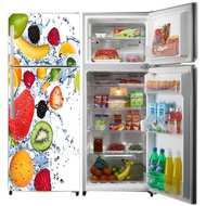 2-door And 1-door Fruit Refrigerator Stickers