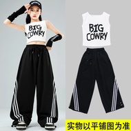 Children's jazz jazz Dance Costumes Girls' Practice Clothes Vest Children's hiphop Hip-hop Costumes 
