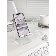 Mobile Phone Stand Acrylic Counter Display Stand Clear Phone Holder Lazy Stand Base