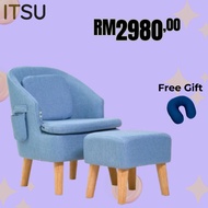 [FREE SHIPPING] ITSU Wonder Massage Chair Free Neck Pillow - Light & Portable - Smooth-Surface