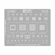 AMAOE U-SMG4 IC MOLD EXYNOS 880/980/1080/1280/E8825 SET STENCIL -0.12MM Original 771449