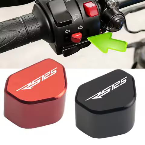 CNC Aluminum Motorcycle Button Turn Signal Switch Key Cap For aprilia APRILIA RS125 RS 125