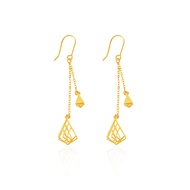 Euclidean Complex Earrings in 916 Gold by Ngee Soon Jewellery