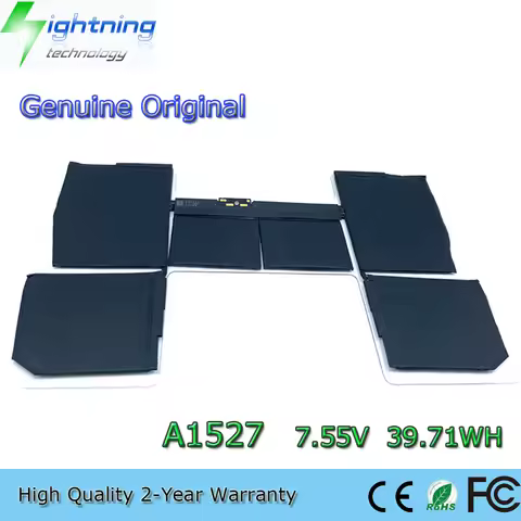 Brand New Genuine Original A1527 7.55V 39.71Wh Laptop Battery for Apple MacBook 12" Retina A1534 A17