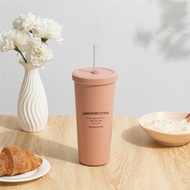 Oolab 小時光系列 二代陶瓷易潔層吸管杯710ml-橙香抹醬