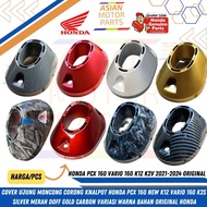 Cover ujung moncong knalpot honda PCX 160 New K1Z Vario 160 K2S silver gold merah doff all warna Ori