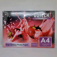 GOTECH GLOSSY PHOTO PAPER A4 230 GSM