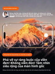 Miếng dán cường lực cho iPhone 15 17 Pro Max bề mặt cong chống rơi