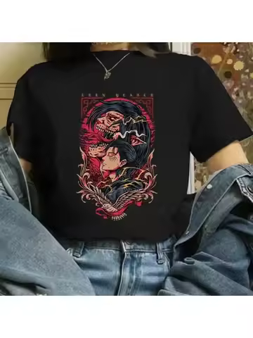 Japanese Anime Attack on Titan Final Season 4 Eren Yeager T Shirt Men Women Fashion Casual Short Sle