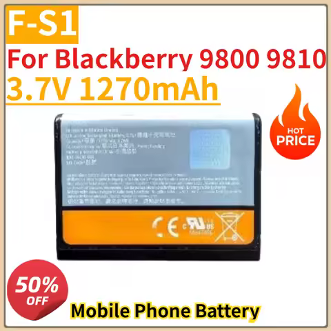 New 3.7V 1270mAh F-S1 FS1 Replacement Mobile Phone Battery For Blackberry 9800 9810 High Quality bat