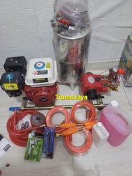 Paket Steam Cuci Motor Listrik Tabung Salju Selang Shampo