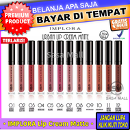 TERLARIS IMPLORA Lip Cream Matte 12 Warna ASLI Original BPOM isi 275g Lipstik Murah Implora URBAN Li