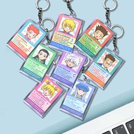 GANTUNGAN HXH / Hunter X Hunter Hologram Anime Keychain front and rear