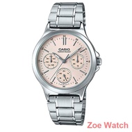 digital watch ✹℗( ) ORIGINAL CASIO GENERAL LTP-V300D . STAINLESS STEEL MULTI FUNCTION