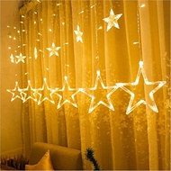 【Exclusive Limited Edition】 Star Christmas Decoration Led String 8 Model Holiday Party Connectable W