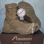 ASIAON 568 Lightweight Cordura Fabric Tactical Boots High Cut for Sports Outdoor Training and Trekki