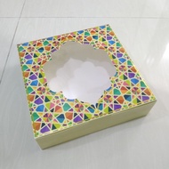 10 pcs Cake Box with Window 9”×9”×2.5”/10x10x2.5 / Kotak Kuih Talam Hari Raya
