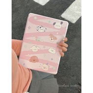 Rotating ipad- Pink Doodle Star Animal Acrylic ipad Cover 2019 10.2 ipad Air 4 10.9 ipad 9.7 "12.9" 
