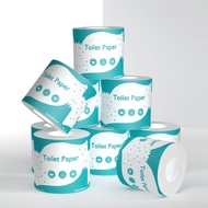 1 Commercial Hollow Roll Paper Four Layers Of Three-Dimensional Embossed Virgin Wood Pulp Flexible Touch Toilet Tissue