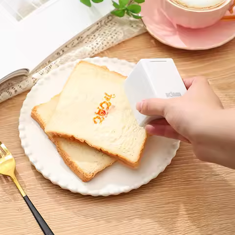Food Coffee Printer Mobile Color Mini Handheld Printer Edible Ink Food Printing WIFI PrinCube Hand I