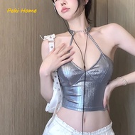 Summer Fashion Spaghetti Strap Crop Top For Women Y2k