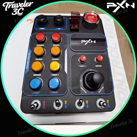 30% Off PXN CB1 Control Button Box Customized Racing Simulator Multifunctional Key Control Box Simul