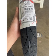 TAYAR GRT368 TUBELESS TYRE PIRELLI ROSSO SPORT GRT 368 LC135 LAGENDA FZ150 Y15 Y16 RS150 RSX EX5 WAV