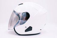 หมวกกันน็อค Index Monza สีขาว ไซส์Lใหญ่พิเศษ เทียบเท่า หมวกไซส์XL กันน็อก หมวกนิรภัย หมวกรถจักรยานยนต์ หมวกรถมอเตอร์ไซค์ helmet ZenHelmet Shop