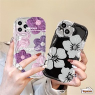 For Infinix Smart 8 7 6 5 2020 Hot 40i 40 Pro 30i 30Play 20 20i Play Note 12 G96 Spark Go 2024 Hot 12 11 10 Play Nice Flowers Couple 3D Wave Edge Phone Case Soft Cover