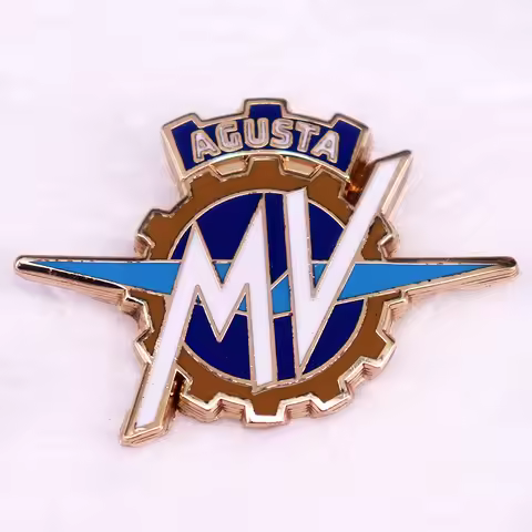 MV Agusta Logo Badge vintage metal Enamel pin fashion jewelry gifts Accessories