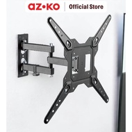 KRISBOW Full Motion Wall TV BRACKET 23-55 Inch - Black