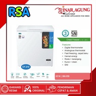 [COD] CHEST FREEZER RSA CF210 / CF-210 (FREEZER BOX / 200 LITER) GARANSI RESMI