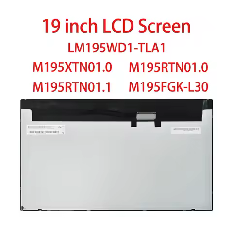 Original 19.5'' LCD Screen LM195WD1-TLA1 M195XTN01.0 M195FGK-L30 LCD Monitor Panel Display 1600x900P