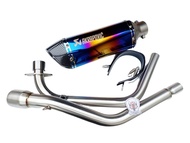 ชุดท่อ Demon Gr200R ท่อแต่งDemon gr200r+ปลายท่อ AK14 นิ้วมีจุกลดเสียง