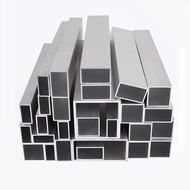6063 Aluminum Square Tube Thickness 1-5MM Profile Aluminum Alloy Square Pass Flat Tube Hollow Tube A