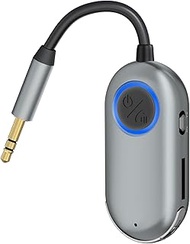 Bluetooth 5.3 Transmitter Jack Adapter Transmitter Receiver, Bluetooth Transmitter Jack 3.5 for Two 