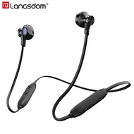 Langsdom Metal Bluetooth Earphone L5B Stereo Wireless Gaming Headset Bluetooth Sports Earphones L5 with HD Microphone for Phones