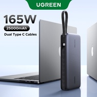 【Built in 2 Type-C】UGREEN 165W 25000mAh Built in 2 Type-C Cables 4 Ports Fast Charging Power Bank Po