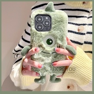 Plush Monsters OPPO F19 Pro F1s F5 F9 F7 F11 F17 Pro K7X Find X2 X3 Pro Soft Phone Casing Case Oppo R17 Pro R11 R11s Plus R15 Pro R9s Plus R9s+ R11+ R11s+ Cute Cartoon Phone Case