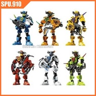 Compatible with LEGO 94b 6pcs Hero Factory 2 sao Evo Furno khối đồ chơi gạch