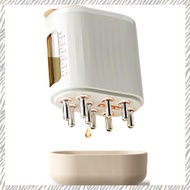 Electric Head Scalp Massager Hair Growth Oil Serum Comb Red Light EMS Micro Current