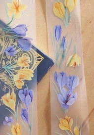 藏紅花 | PET霧面紙膠帶