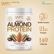 Yum Natural Premium Almond Protein - 740g โปรตีนจากอัลมอนด์