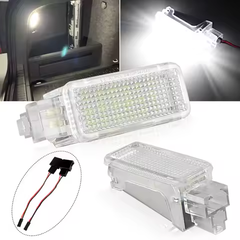 Xenon White LED Courtesy Under Door Footwell Light Trunk Lamp For Audi A2 A3 A4 A5 A6 A7 A8 RS4 RS6 